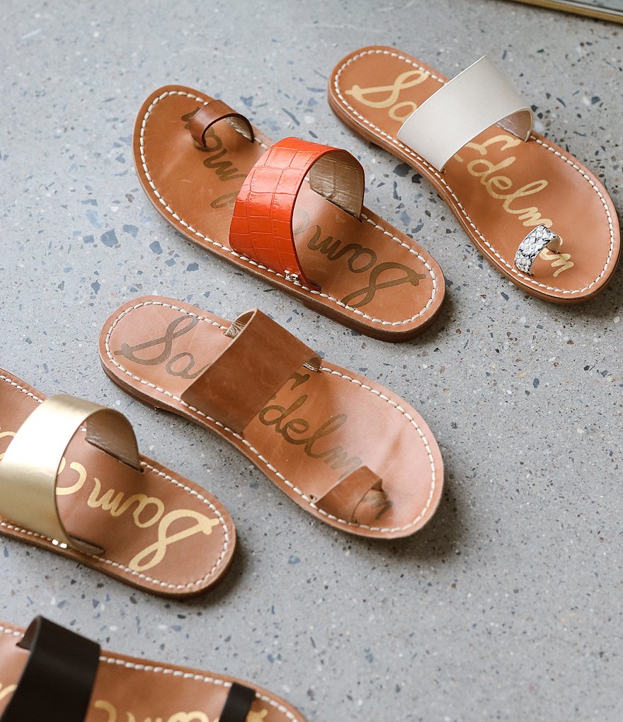 Sam Edelman Maxy Leather Toe Ring Sandals