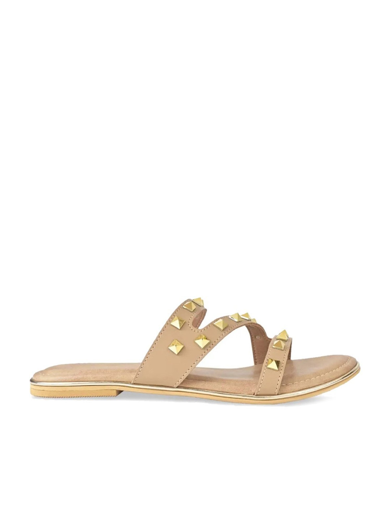 Rocia by Regal Women's Beige Casual Sandals