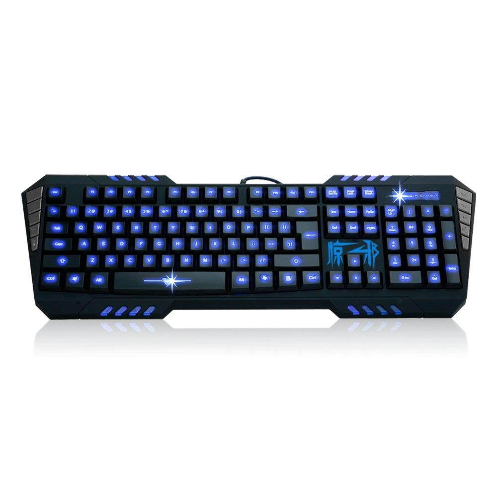 AULA SURPRISE EVIL Ergonomic Backlit Wired USB Gaming Keyboard