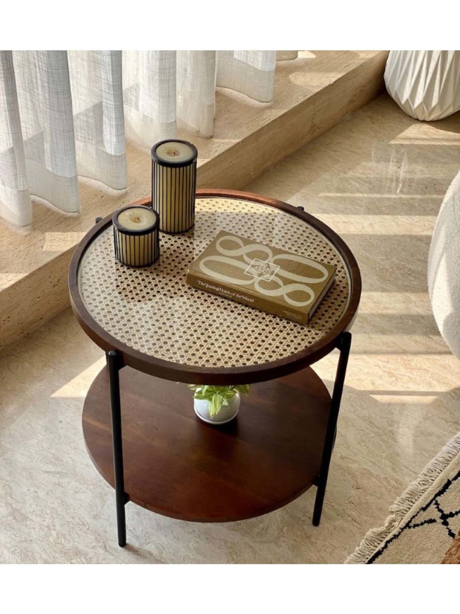 Mason Home Brown Kovo Rattan Center Table