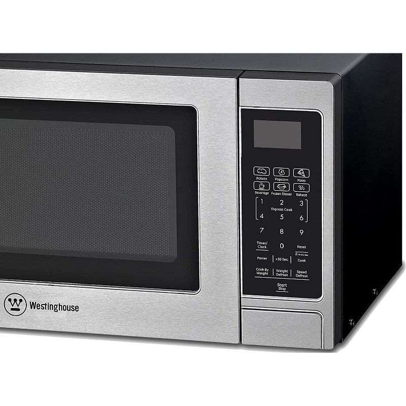 BLACK+DECKER 1.3 cu ft 1000 Watt Microwave Oven Black Stainless Steel