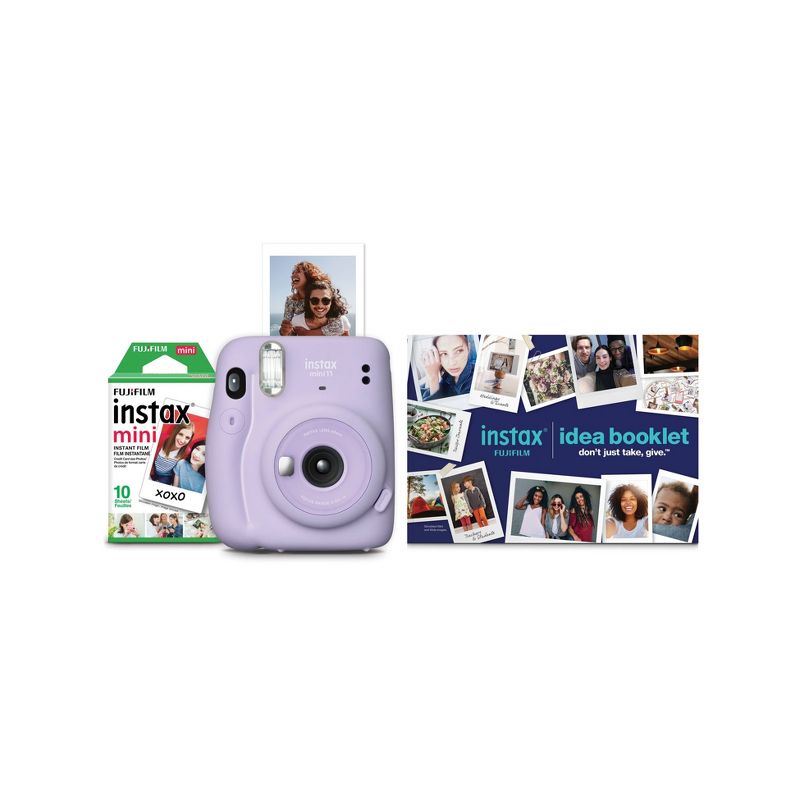Fujifilm Instax Mini 11 Instant Film Camera Bundle - Purple