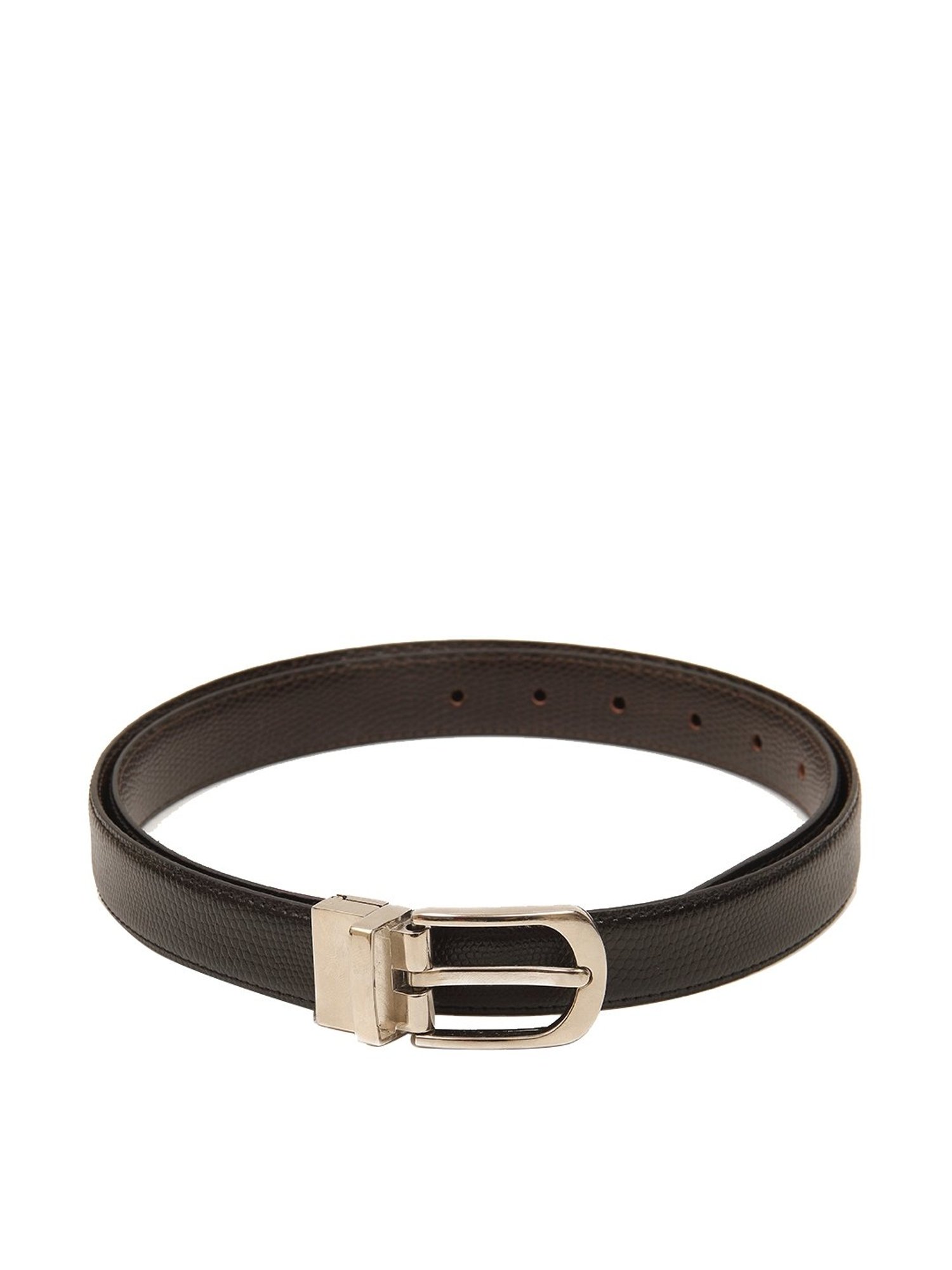 Calvadoss Black & Brown Reversible Belt for Women