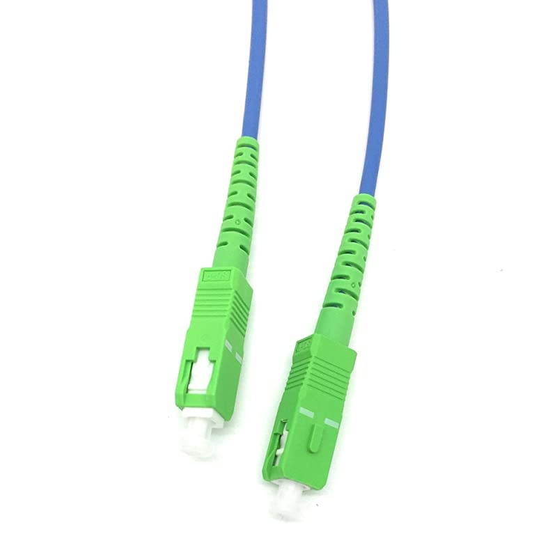 Armored Single Mode Simplex Fiber Optic Cables SCAPC UPC FC LC SC ST SM SX 1M SCAPC to SCAPC