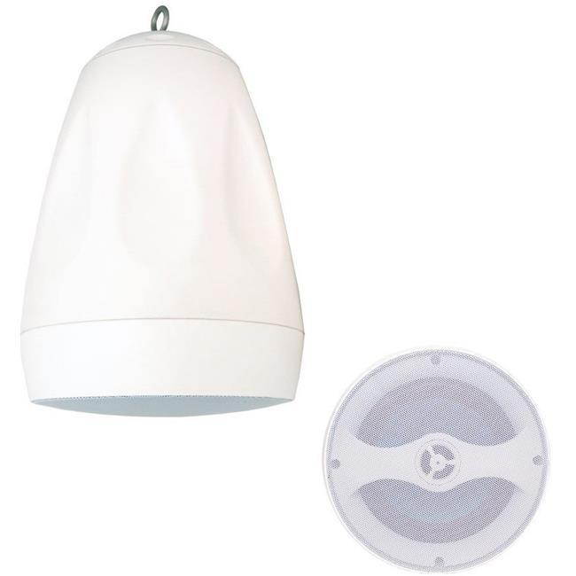 SPECO TECHNOLOGIES SP6PTW Speaker System,w/Transformer,White,88dB