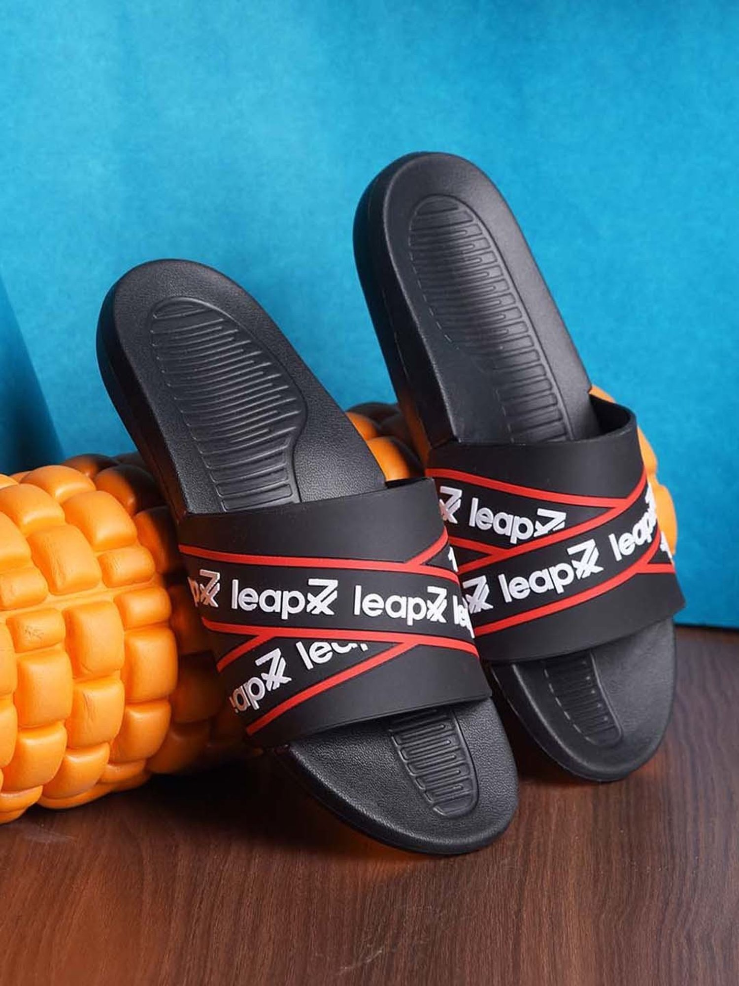Leap7X by Liberty Men's Black Slides