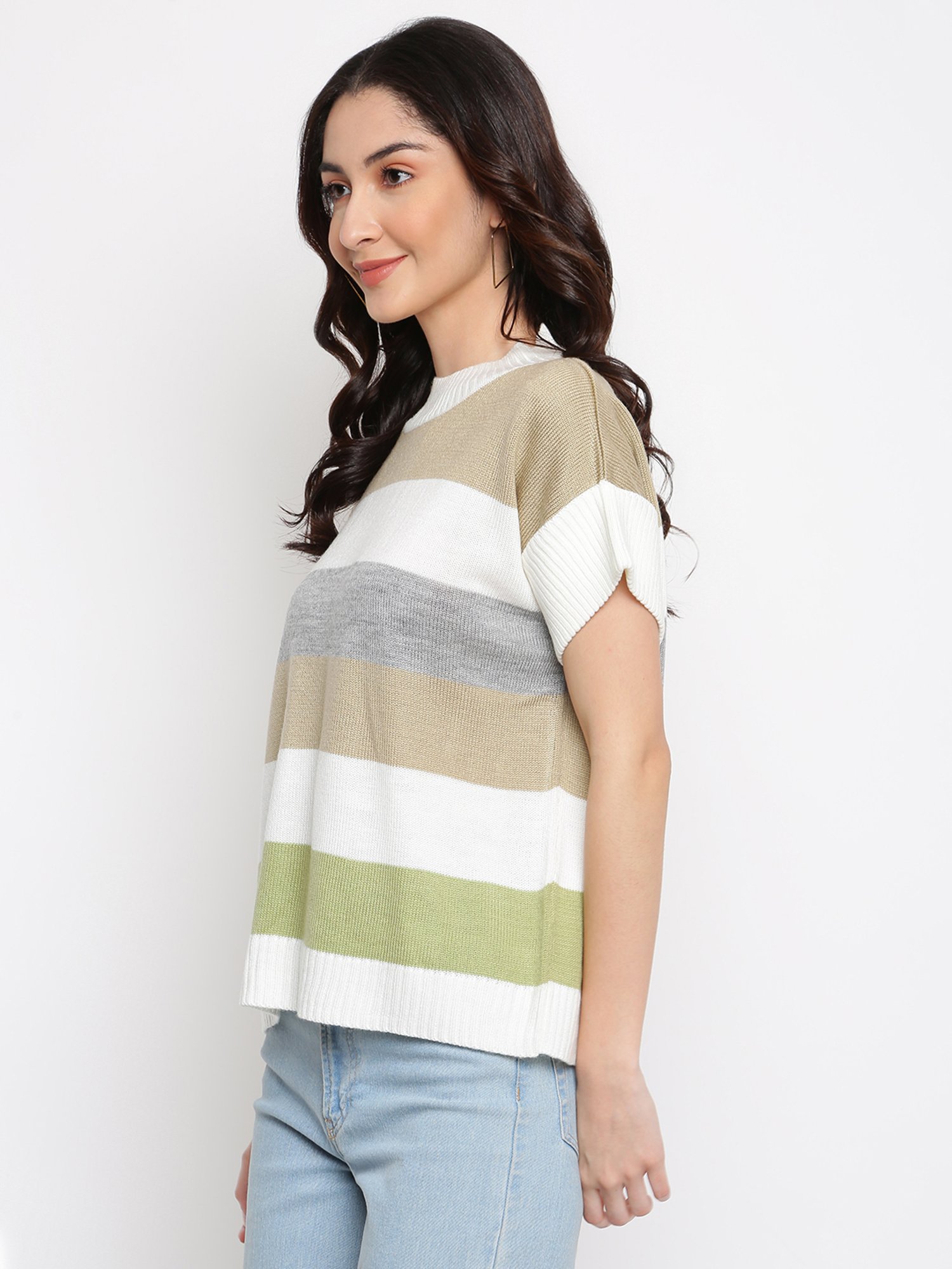 Latin Quarters Multicolor Striped Pullover