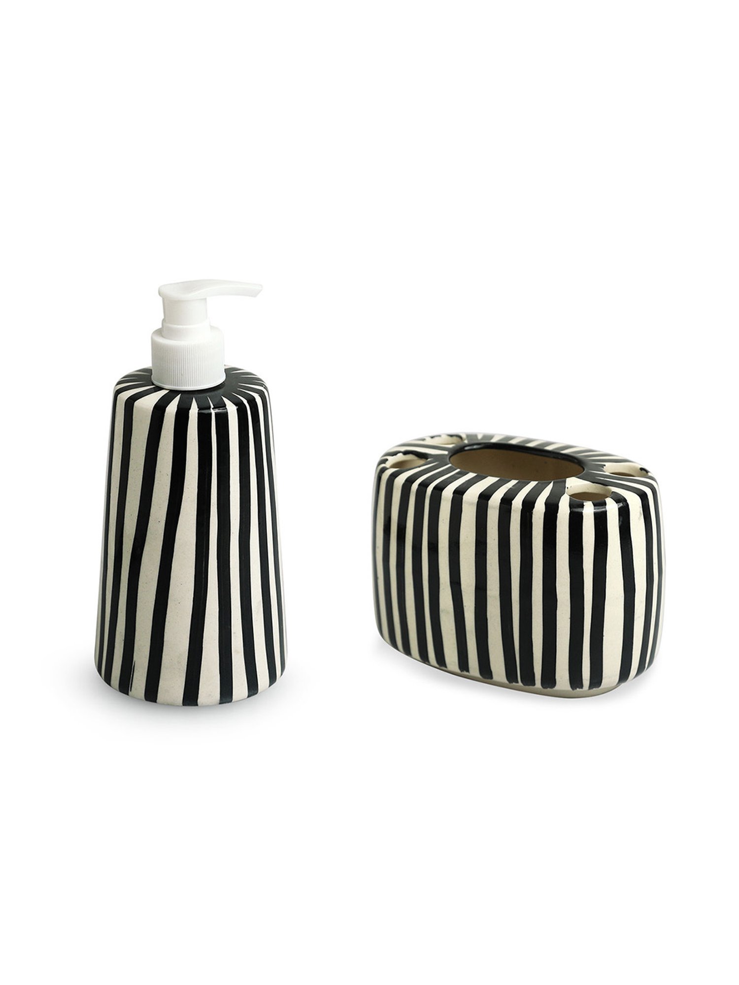 VarEesha Aztec Multicolor Ceramic Bath Accessories - Set of 2