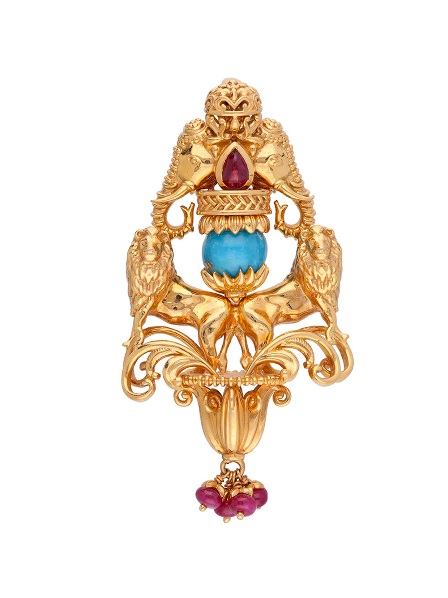 Joyalukkas 22k Love Embrace Gold Pendant