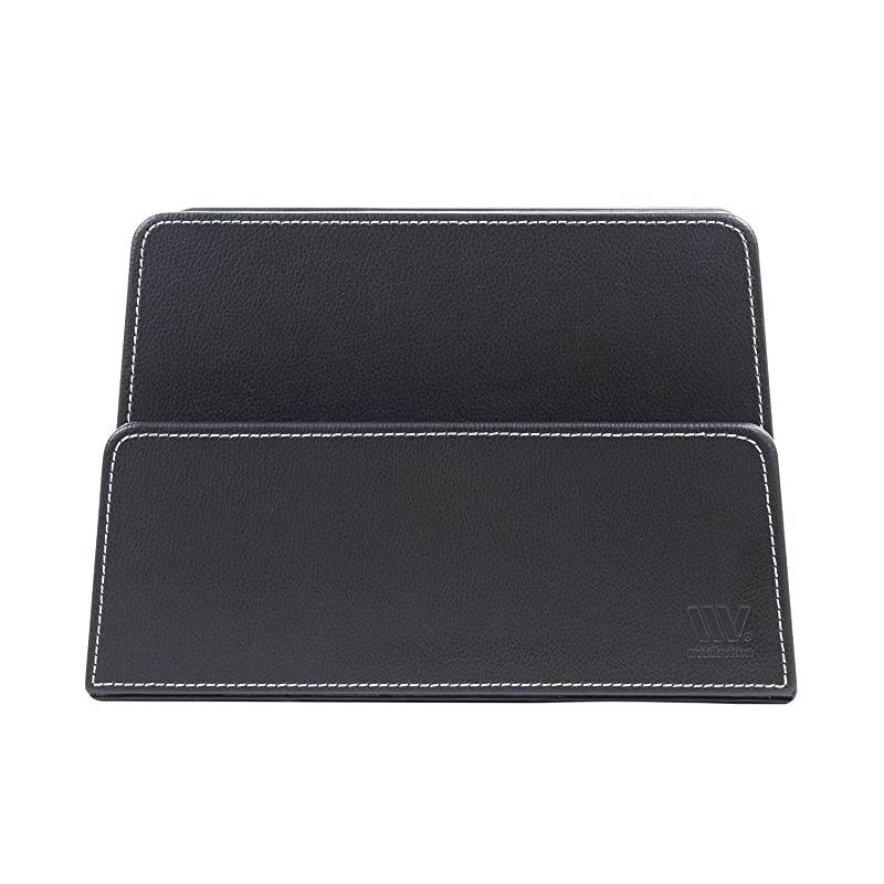 Executive Black Desktop File Folder Organizer and Paper Tray 5 Slot Dividers