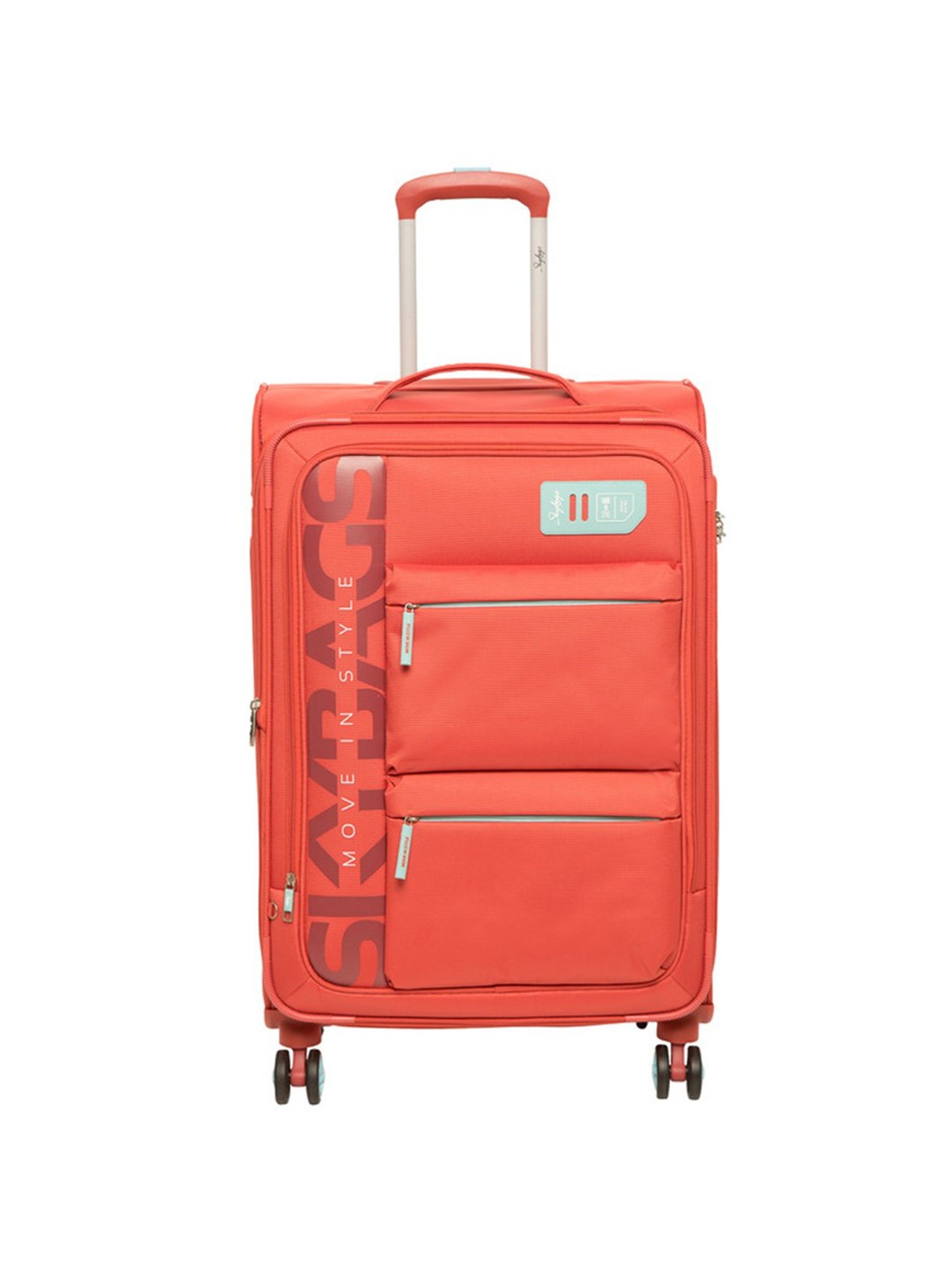 Skybags Vanguard Orange 4 Wheel Medium Soft Cabin Trolley - 46 Inch