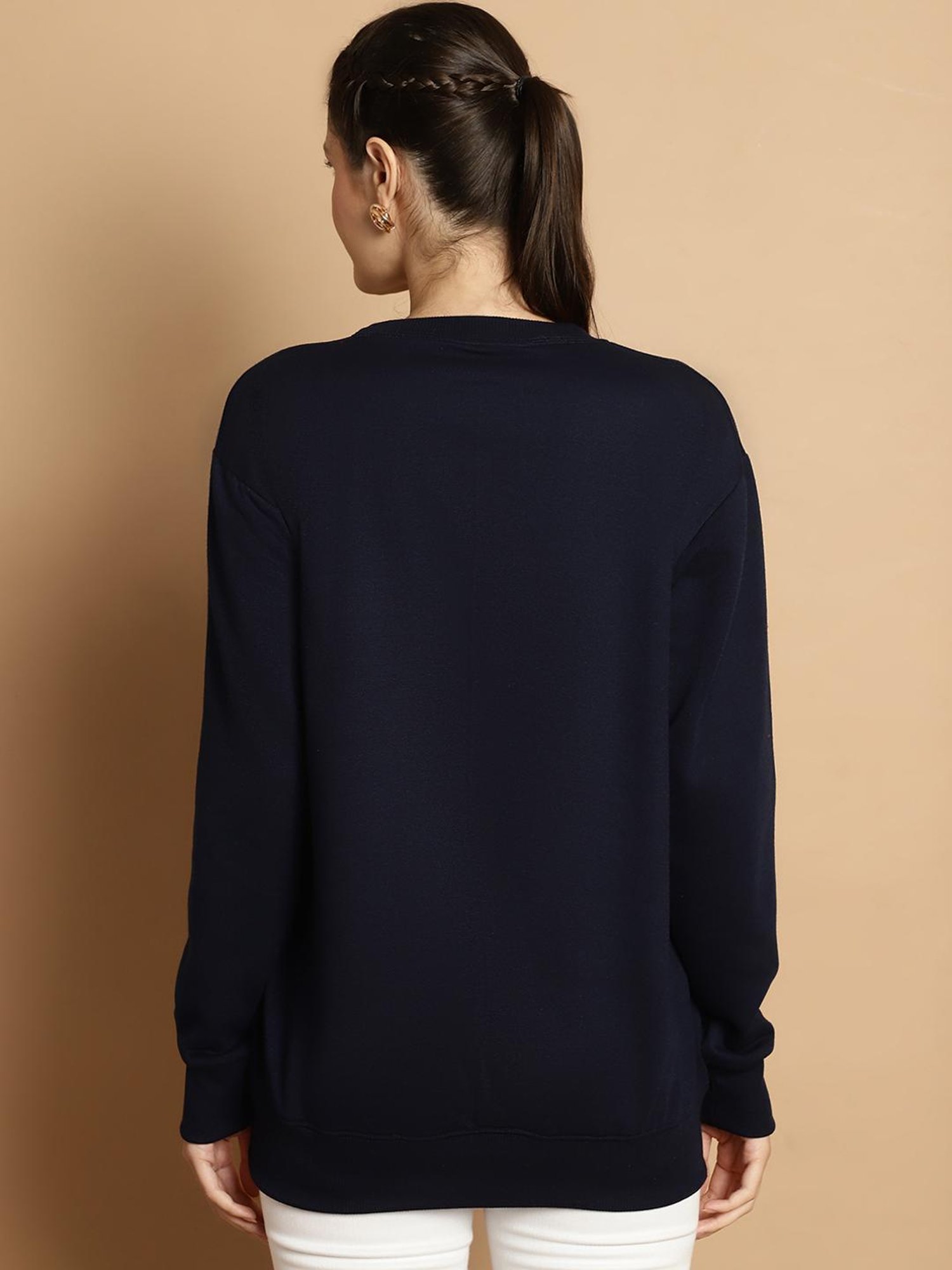 Vimal Jonney Black & Navy Printed Sweatshirt - Pack Of 2