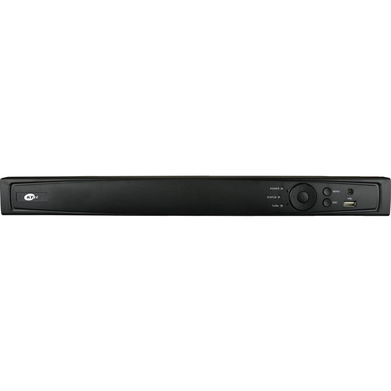 KT&C OMNI-IP KNR-p16Px8 16 Channel Plug-and-Play NVR system, connect 16 IP cameras, 8 PoE ports