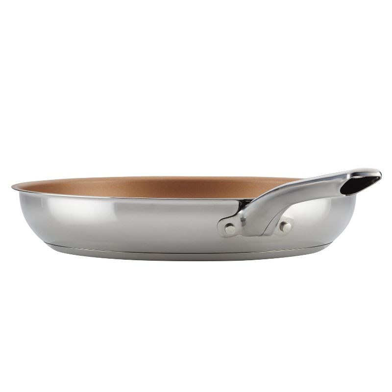 Ayesha Curry Home Collection Stainless Steel Nonstick Skillet Twin Pack