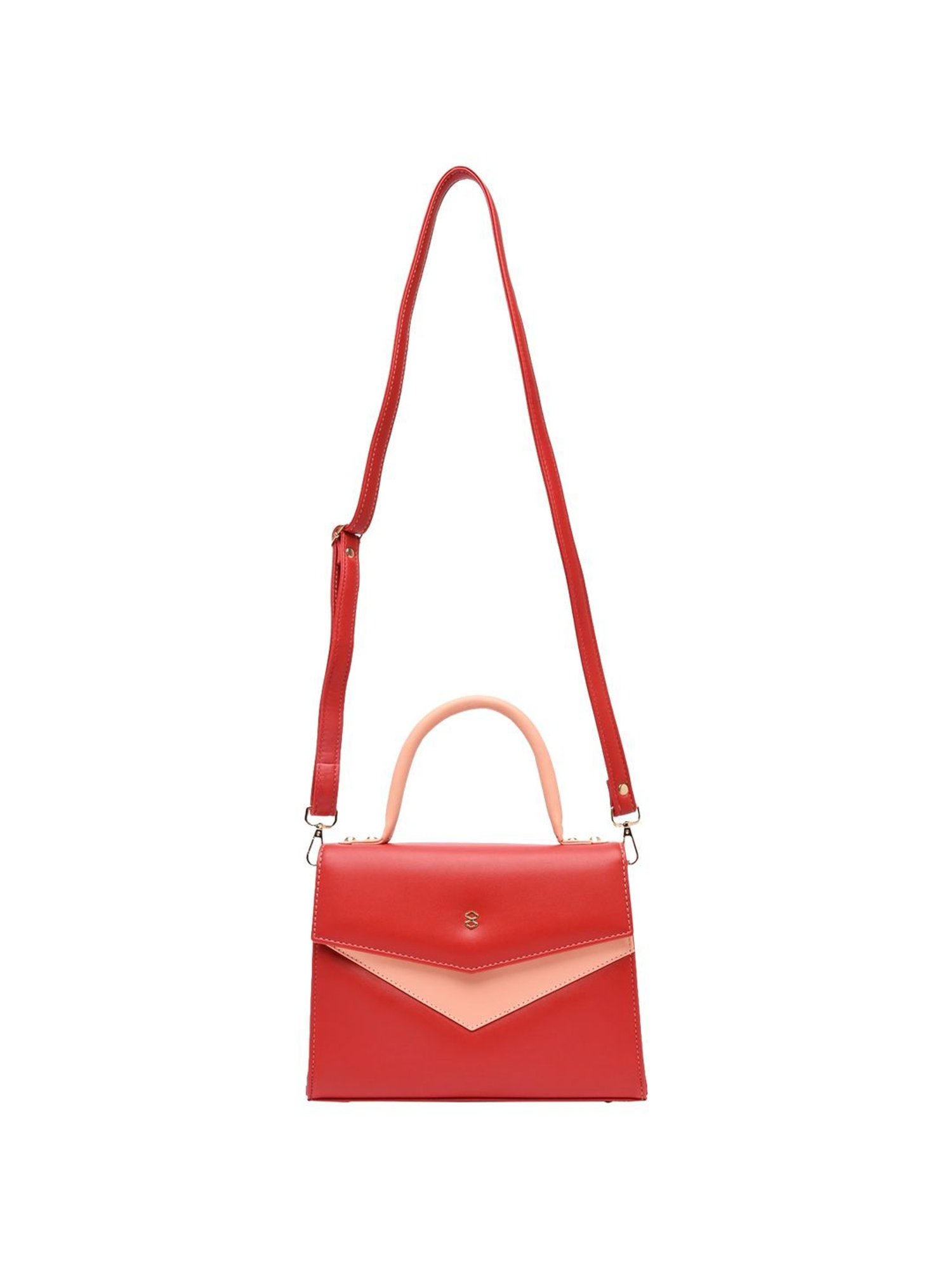 Favore Tan Solid Medium Satchels