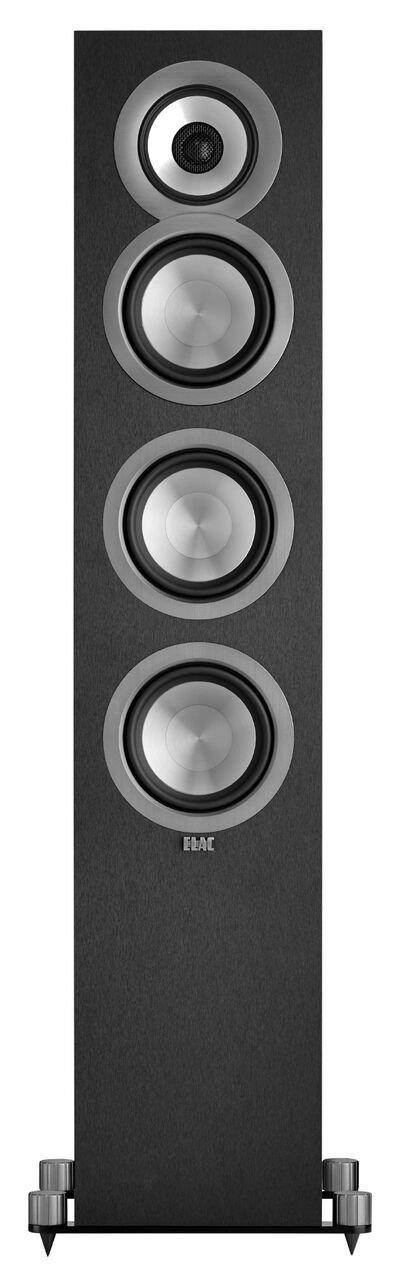 ELAC Uni-fi UF5 Floorstanding Speaker (Finished Satin Black Cabinet, Single)