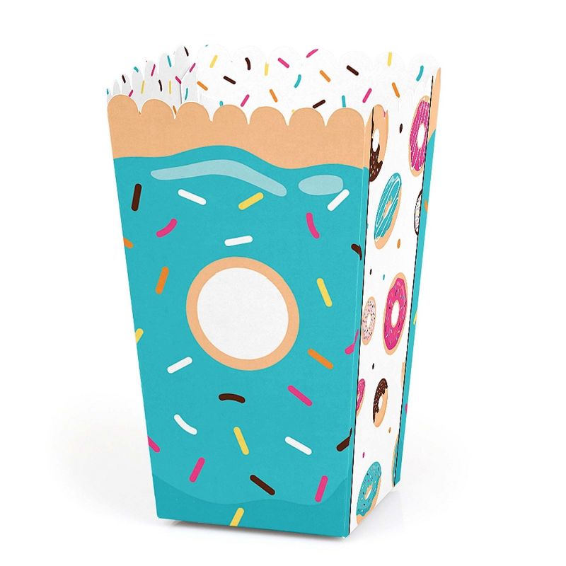 Big Dot of Happiness Pizza Party Time - Square Favor Gift Boxes - Baby Shower or Birthday Party Bow Boxes - Set of 12