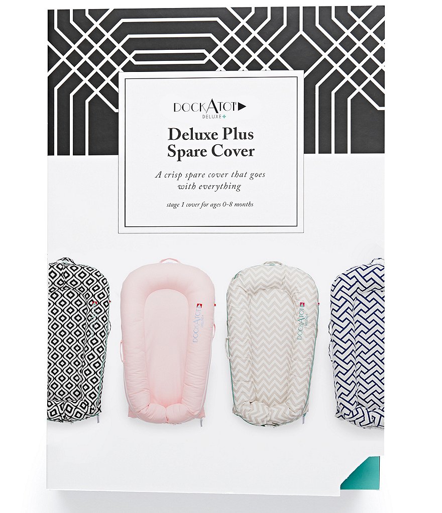 DockATot 0-8 Months Black Marble Deluxe Dock Cover, Stage 1