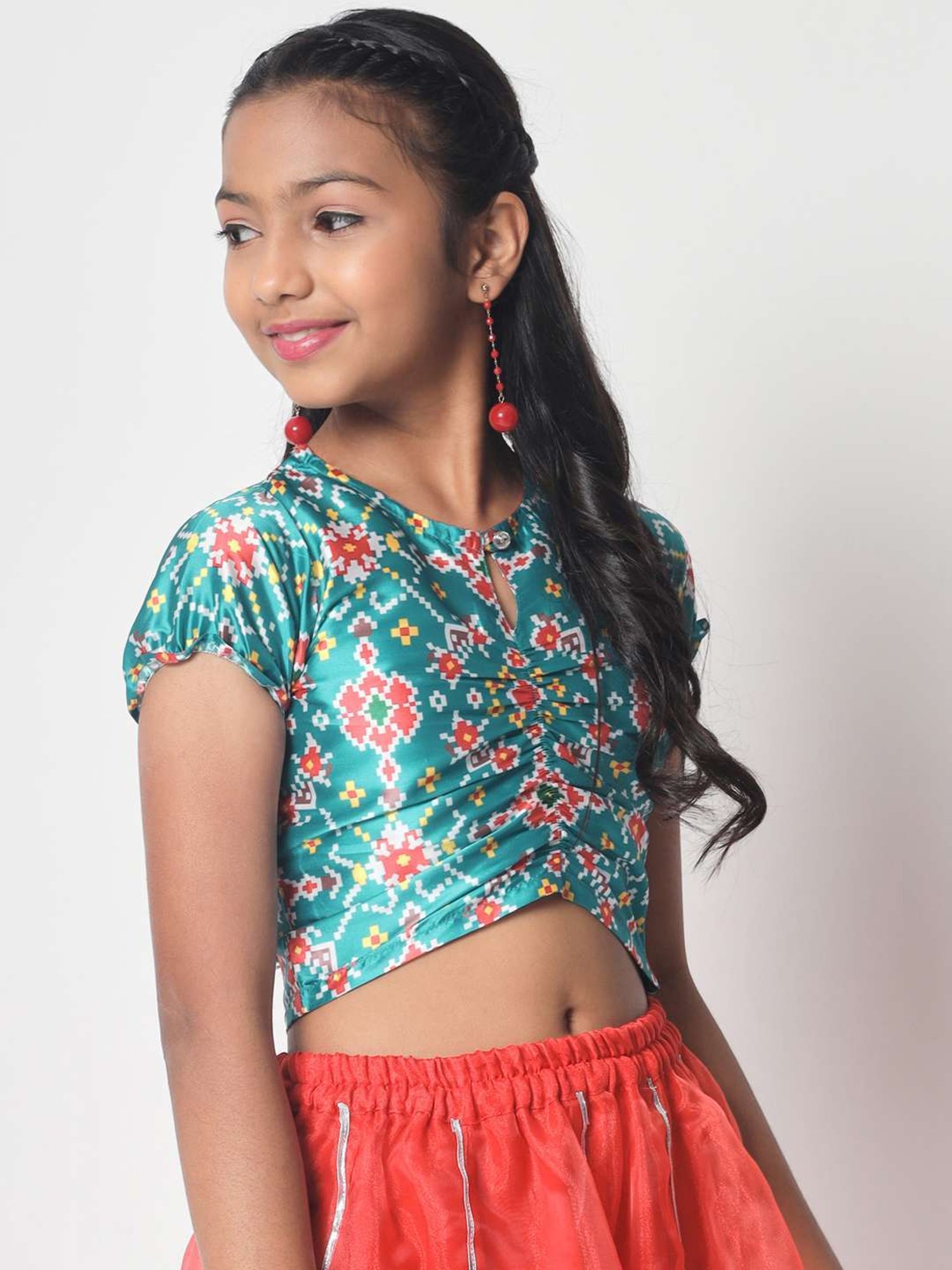 studiorasa Kids Blue Printed Top