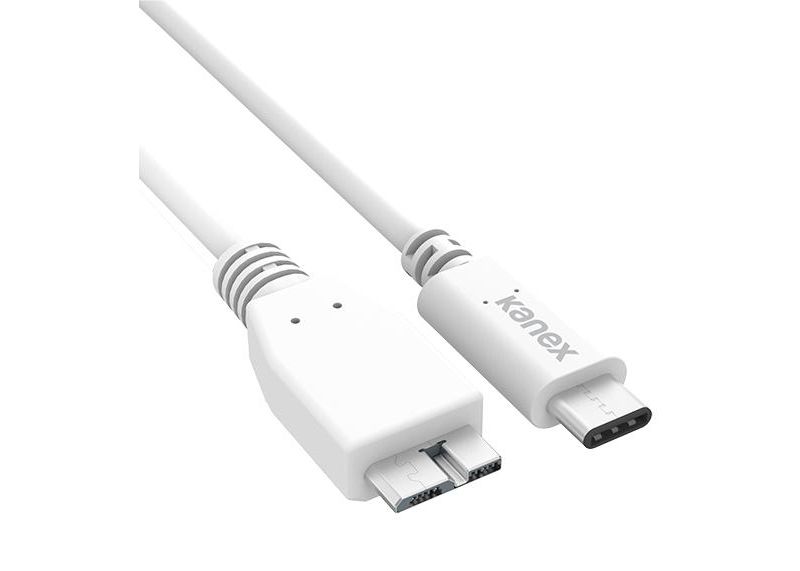 Kanex USB-C to Micro-B Cable 4 Feet - White