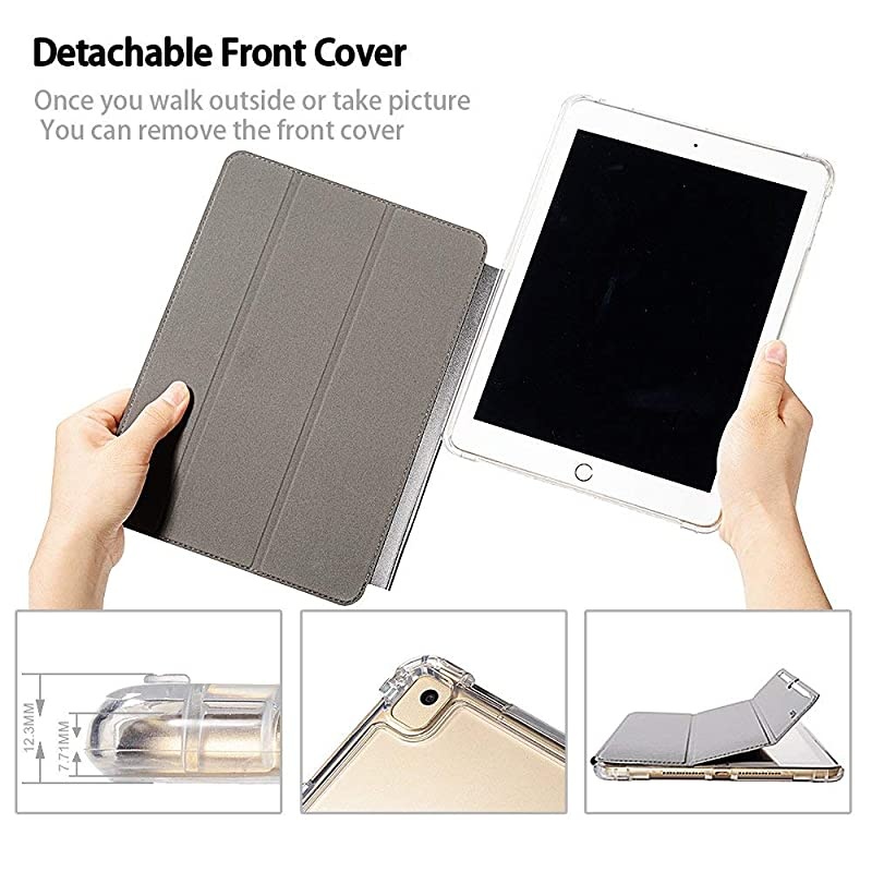 for iPad Pro 10.5 Case with Screen Protector, Protective Heavy Duty Rugged Shockproof Armor with Pencil Holder for Apple iPad Pro 10.5 Cover 2017 with Tempered Glass Screen Protector, Champagne