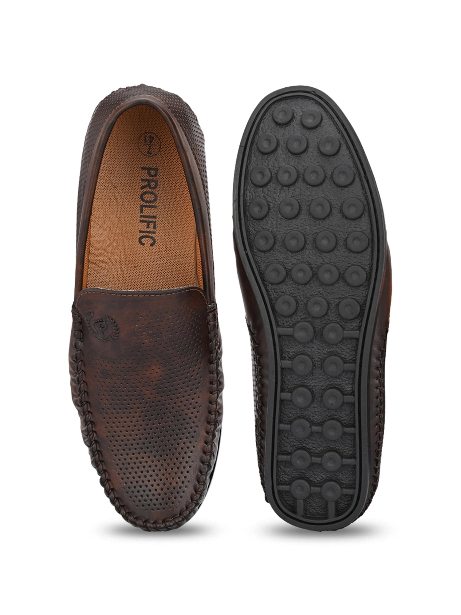 Prolific Men's Brown Casual Loafers