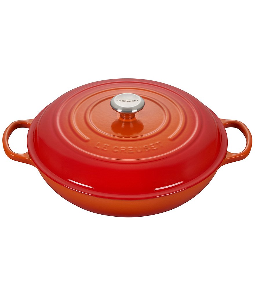 Le Creuset Signature 5-Qt Enameled Cast Iron Braiser with Stainless Steel Knob