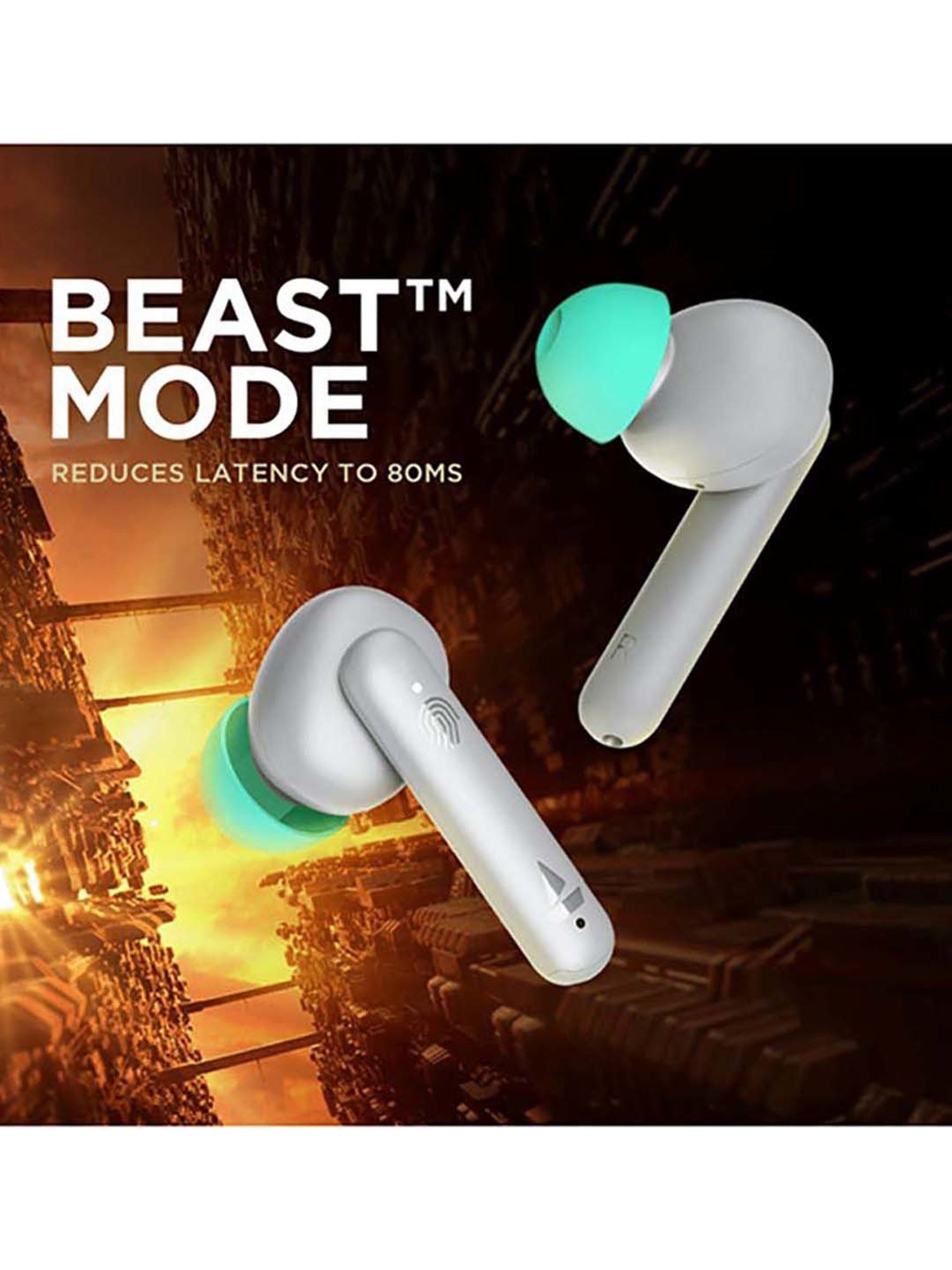 boAt Airdopes 148 IPX4 True Wireless Earphones with ASAP Charge Technology (Cyan Cider)