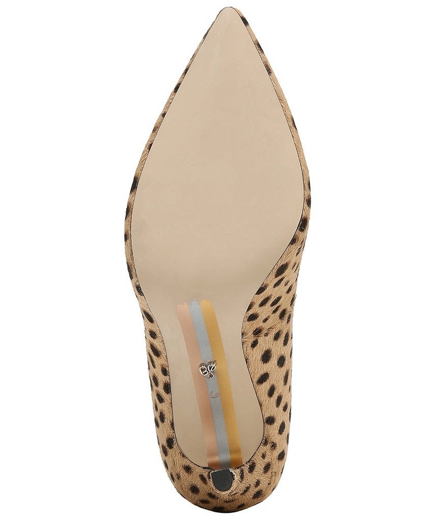 Sam Edelman Hazel Leopard Dotted Print Haircalf Pumps