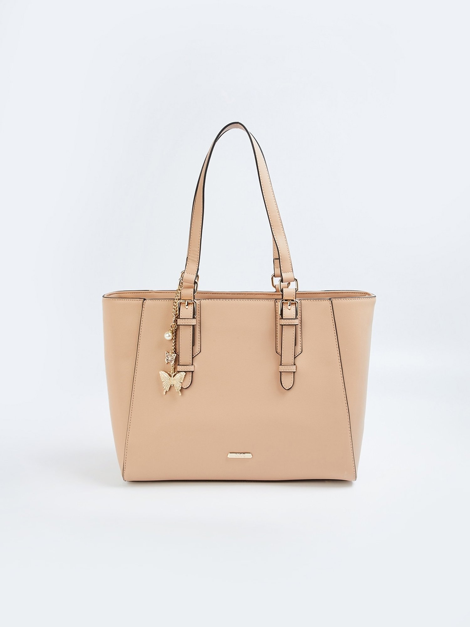 Code by Lifestyle Pink Solid Shoulder Handbag