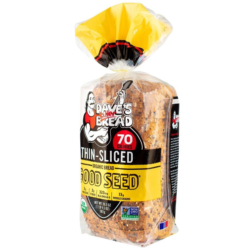 Dave's Killer Bread Organic Thin Sliced Good Seed Bread - 20.5oz