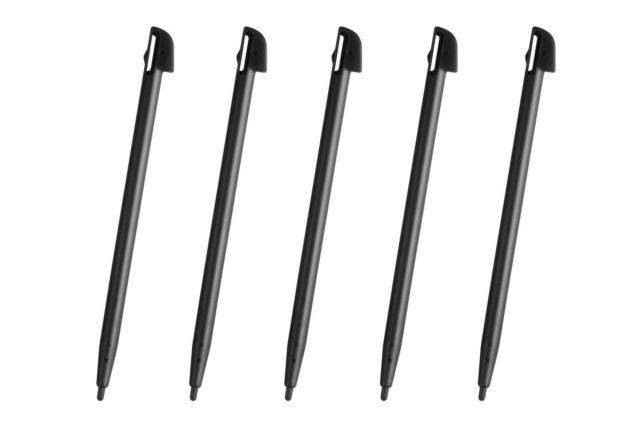 Hellfire Trading 5 Wii U Black Touch Stylus Pen Wii Rigid Plastic For Nintendo