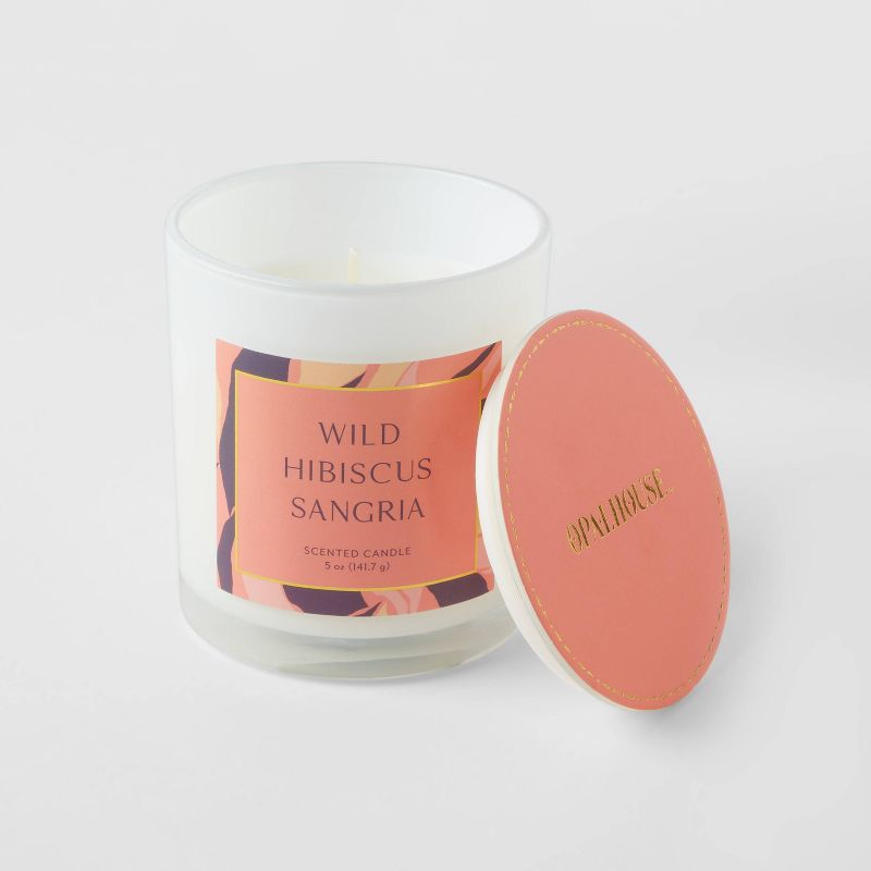 5oz Glass Jar Wild Hibiscus Sangria Candle - Opalhouse™