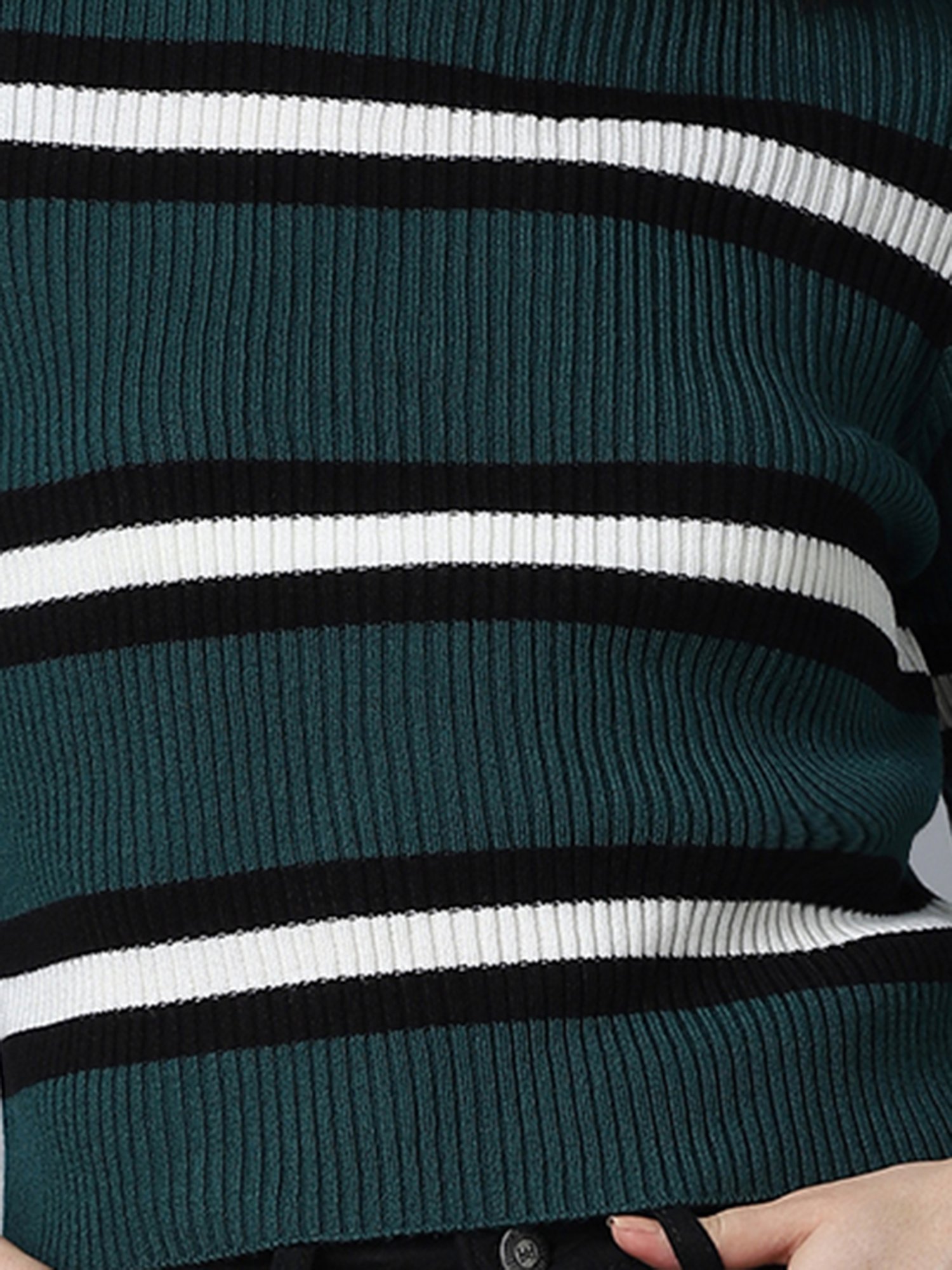 High Star Multicolor Striped Sweater