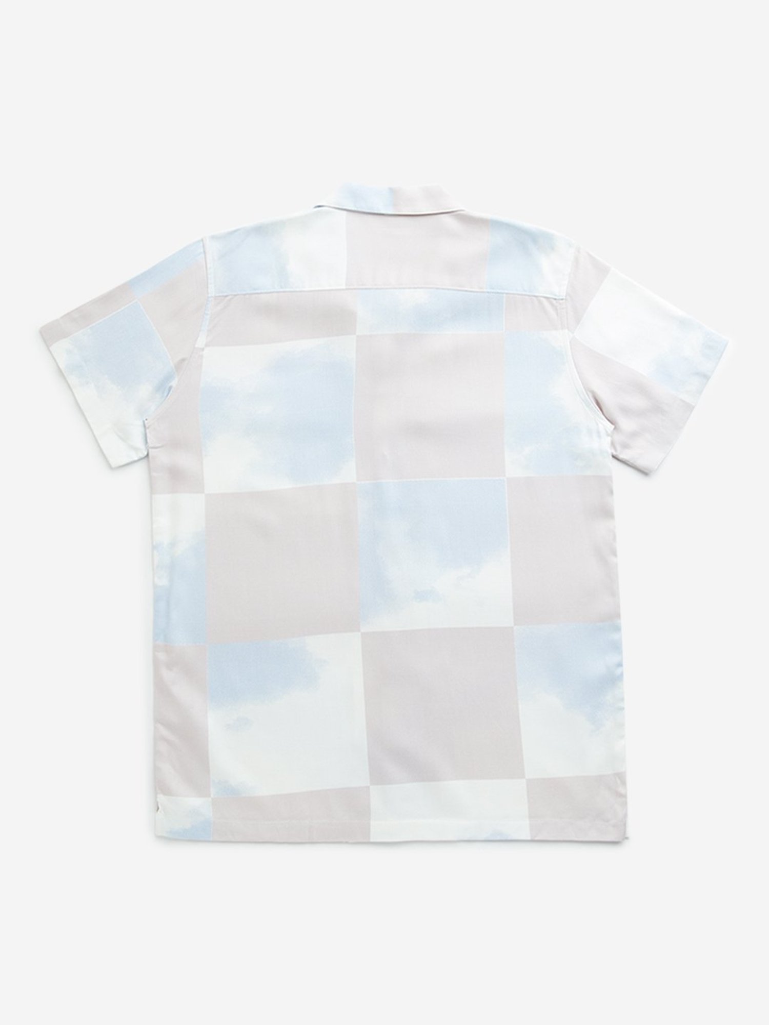 Y&F Kids by Westside Dusty Pink Checkered Resort-Fit Shirt