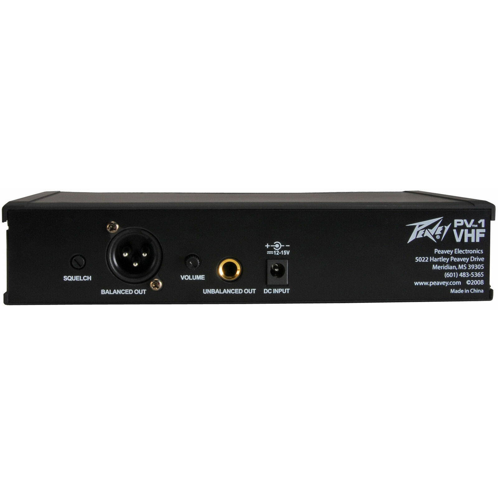 Peavey PV-1 V1 BL VHF Lavalier Wireless Mic Sys 203.400 MHz