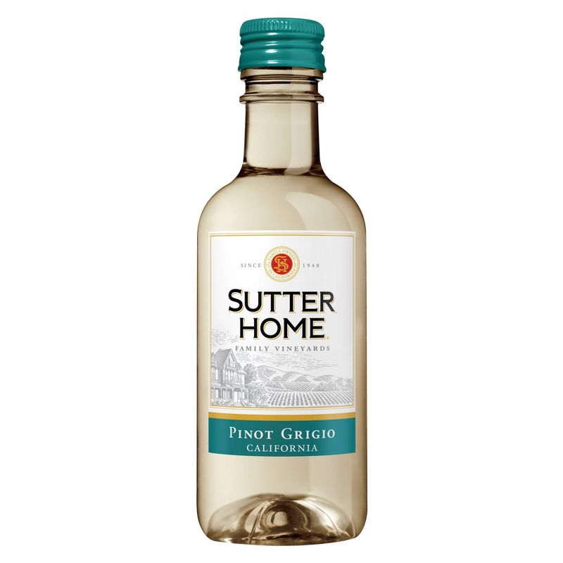 Sutter Home Pinot Grigio White Wine - 4pk/187ml Bottles