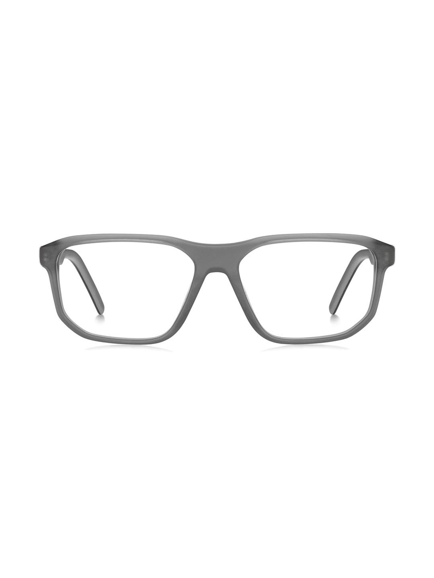 HUGO Grey Geometric Eye Frames for Men