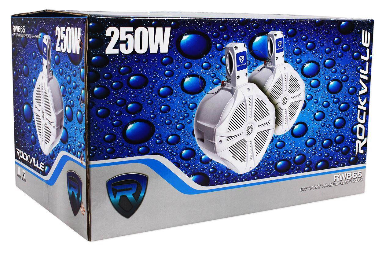 John Deere Gator XUV/RSX 6.5" 250w Waterproof Rollbar Rollcage Tower Speakers