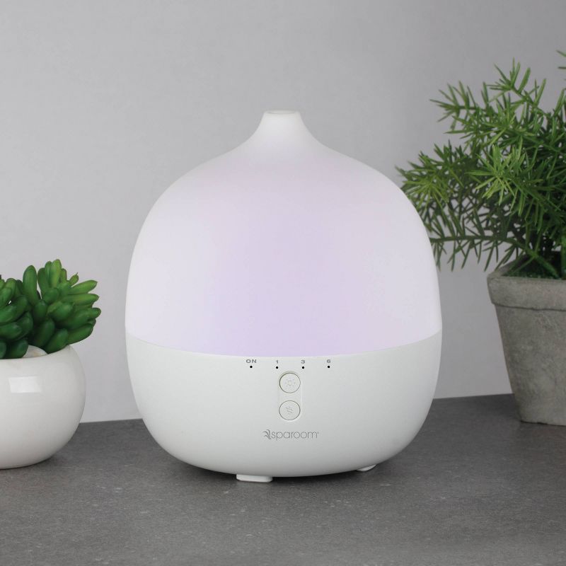 300ml Colossal App Enabled Ultrasonic Diffuser plus 5ml Eucalyptus Essential Oil Kit - SpaRoom