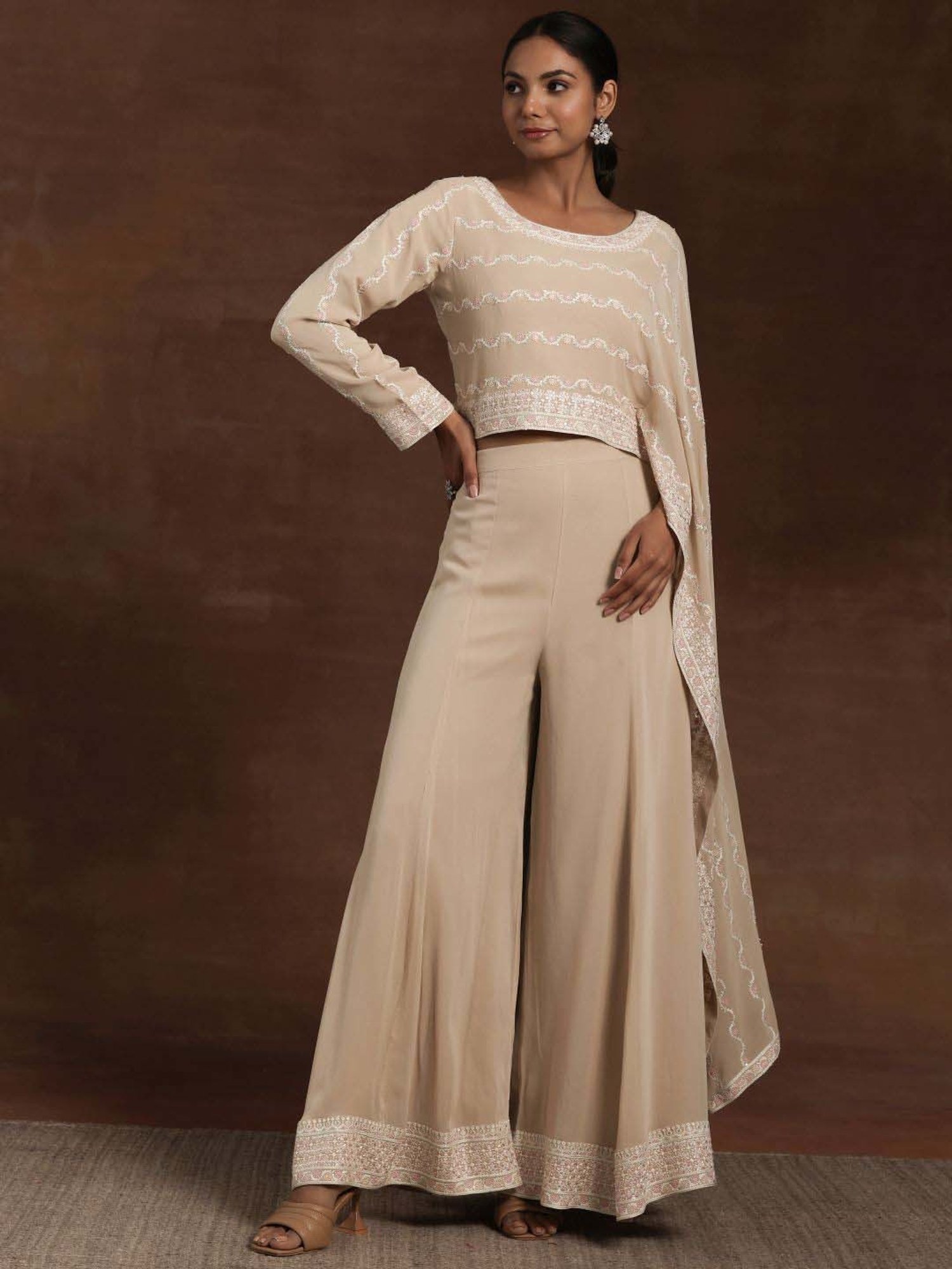 Melon by PlusS Blue Printed Shirt Pant Set