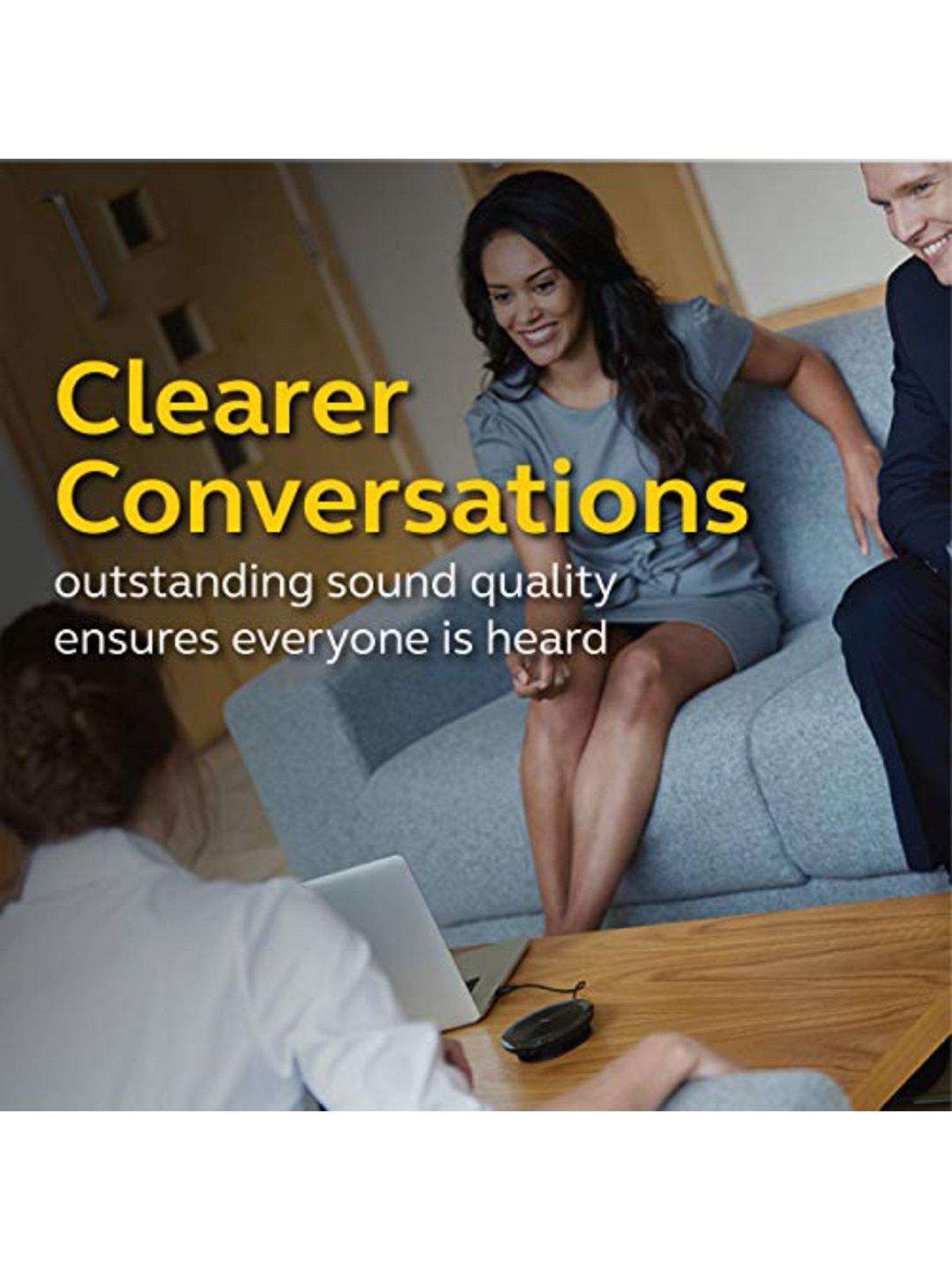 Jabra Speak 510 10 Watt Wireless Bluetooth Portable Speaker (Black)