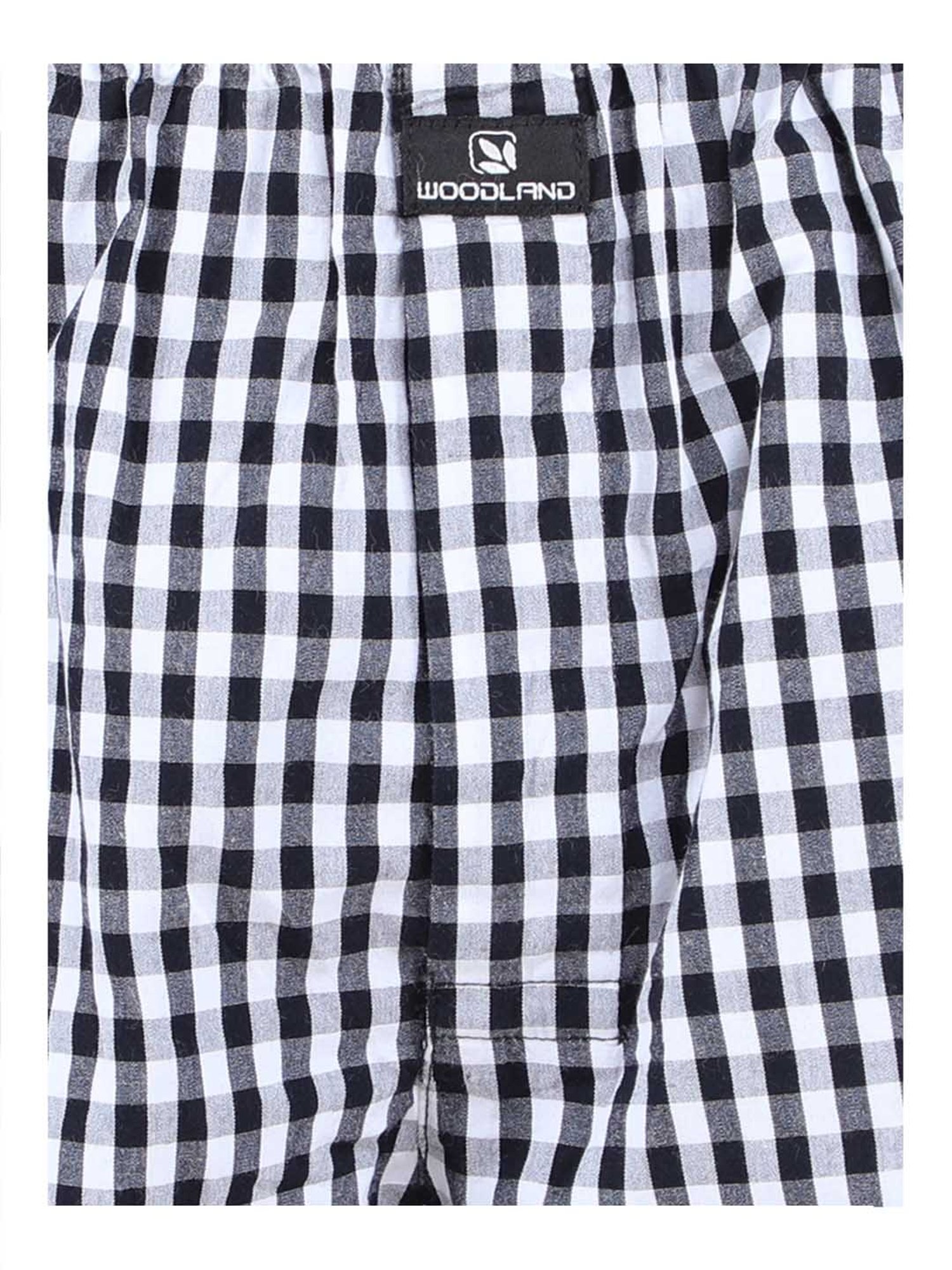 Woodland Black & White Regular Fit Boxers