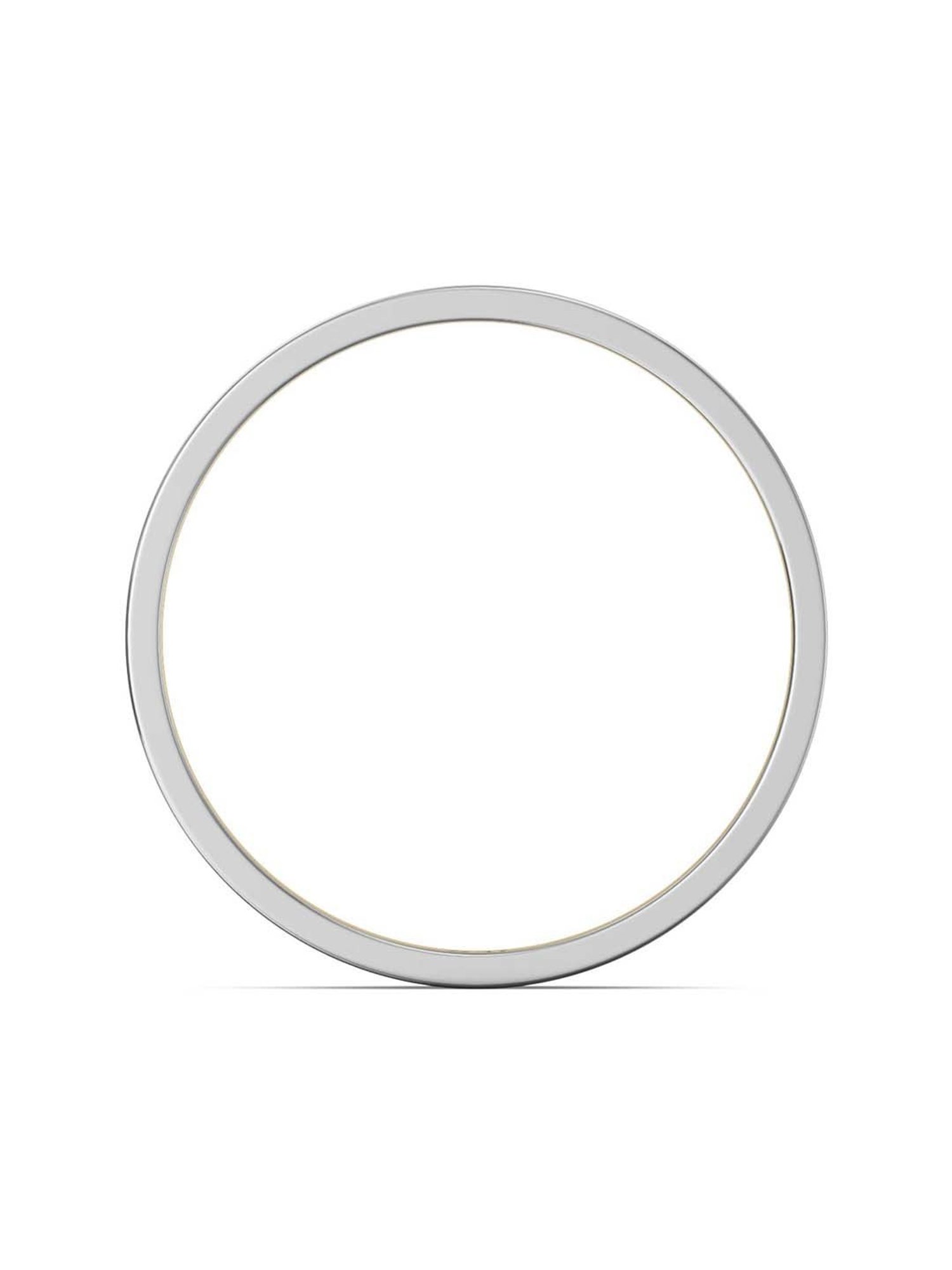 Joyalukkas Polished Extravagant Men's Platinum Ring