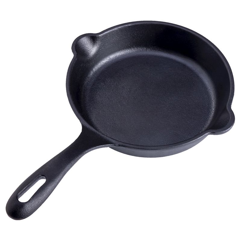 Victoria 6.5"&amp; 10" Preseasoned Cast Iron Skillet Set