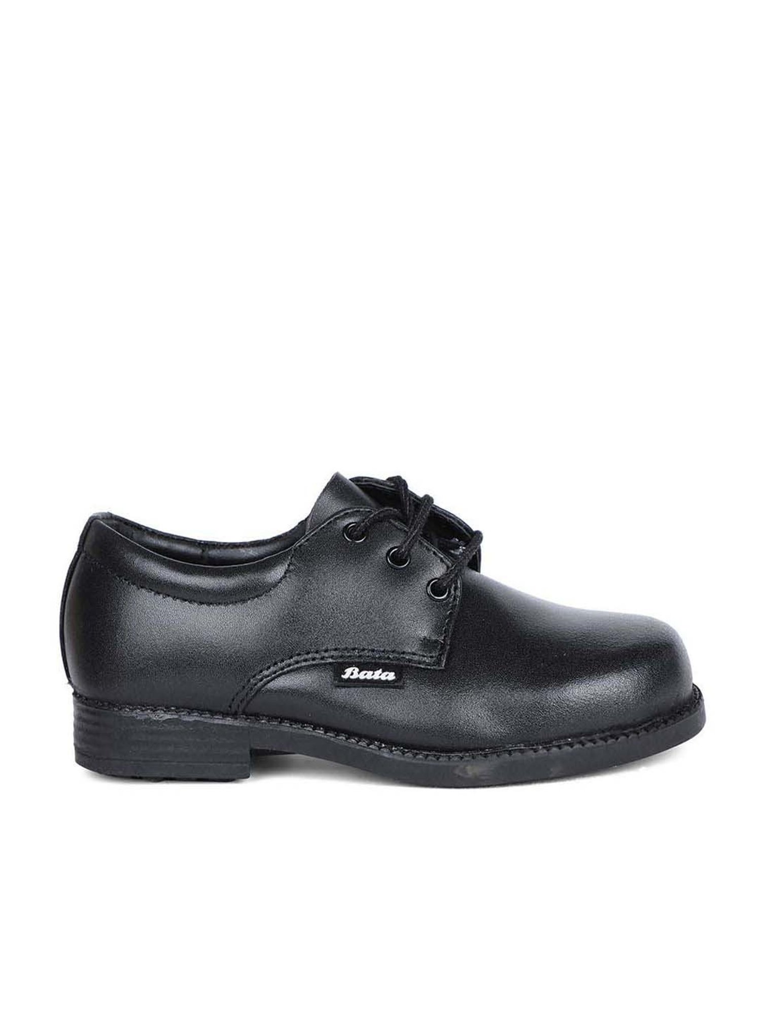 Bata Kids Black Derby Shoes