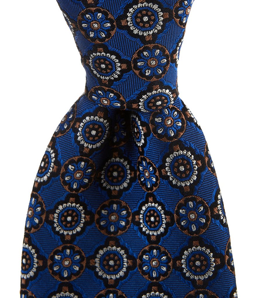 Murano Big & Tall Candler Diamond Traditional 3 1/8#double; Silk Tie