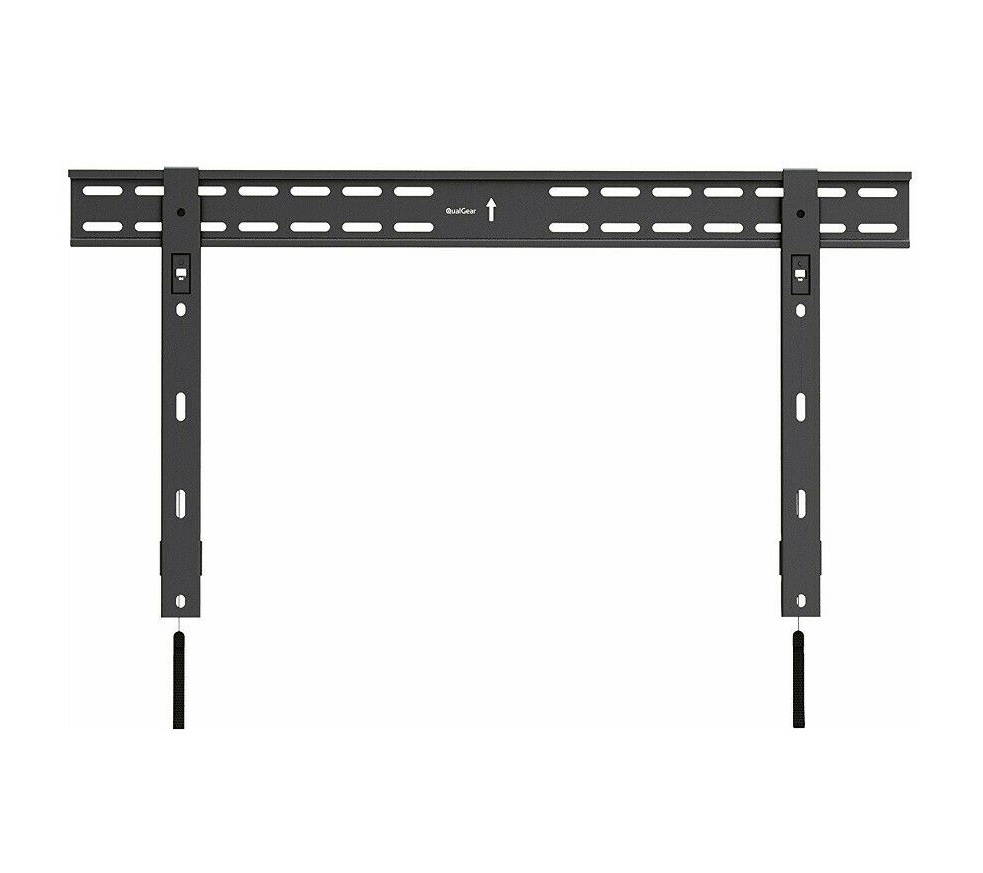 QualGear QG-TM-002-BLK Universal Ultra-Slim Low-Profile Fixed Wall Mount for 37'-70' TV's