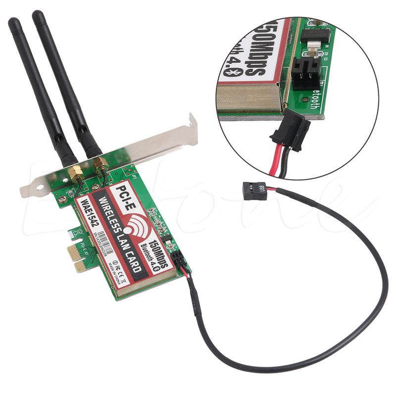 150M Wireless PCI-E PCI Express Card Bluetooth 4.0 WIFI Network LAN Ethernet NIC