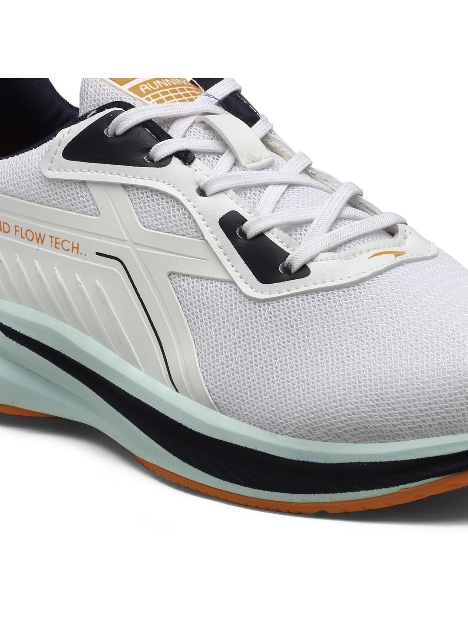 Asian Men's White Running Shoes